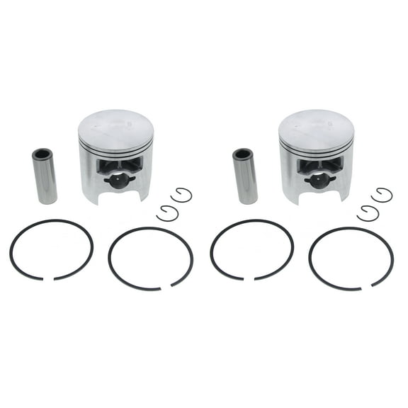 1988 - 1993 Yamaha VK540 Piston Kit x2  0.20" O/S Natural Coating by Race-Driven