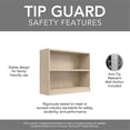 thumbnail image 5 of Pemberly Row Small 2 Shelf Bookcase in Natural Elm - Engineered Wood, 5 of 11