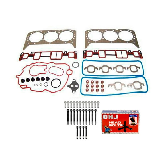 DNJ HGB3129 Cylinder Head Gasket Set Fits Cars & Trucks 96-06 Chevrolet GMC Isuzu 4.3L OHV 12V