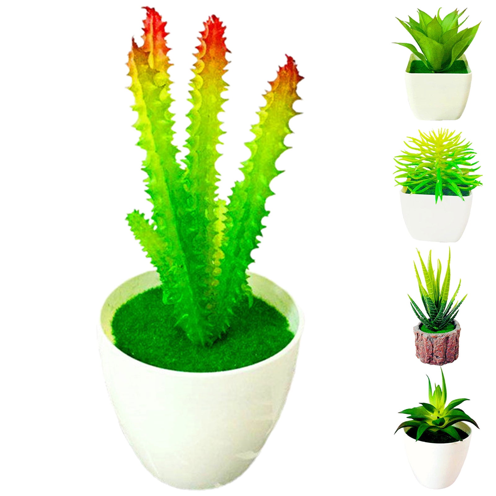 WindC Simulation Lifelike Potted Plant Artificial Bonsai Home Garden