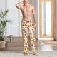 thumbnail image 2 of Balery Gnomes Autumn Harvest Pantalones de pijama para hombre, pijama ultraligero, pantalón de descanso-Small, 2 of 6