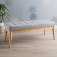 thumbnail image 1 of Shoe changing bench, bedside bench, sofa bench, light luxury bedside bench, bedroom bench-Light Gray, 1 of 5