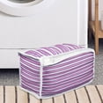 thumbnail image 6 of DOMELAY Shoes Wash Bag Multifunction Mesh Laundry Bag for Slippers Trainers Sneakers violet stripe, 6 of 9