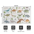 thumbnail image 5 of Alphabet Dinosaur Names Chart Pattern Door Rugs,Washable Non Slip Door Mats Indoor,Decorative Door Mats,Entry Mat Indoor for Entrance,Bedroom,Kitchen,Bathroom,17"x30", 5 of 6