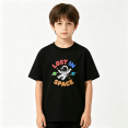 thumbnail image 2 of Lost In Space Cute Astronaut Boys Graphic Tee, Funny Planet 100% Cotton Kids Short Sleeve T-Shirt 4-13Y, 2 of 5