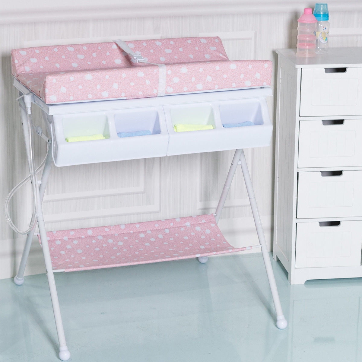baby chest of drawers with bath