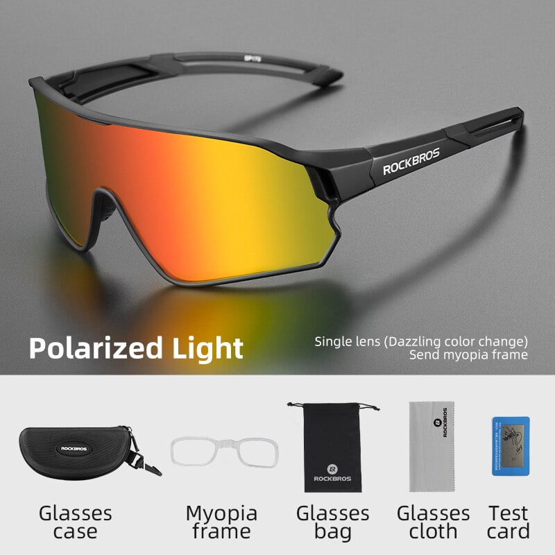 ROCKBROS Gafas Fotocromaticas para Ciclismo Lentes Deportivas Ultraligeras Equipo de Seguridad MTB Deporte en Carretera Proteccion UV400 Walmart en linea