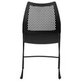 thumbnail image 6 of Emma + Oliver Home and Office Black Sled Base Stack Chair with Air-Vent Back - Guest Chair, 6 of 11