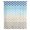 Brown Blue, variant on Teal Chevron Sheer Curtains 96 Inches Long, Ombre Geometric Ocean Wave V-shaped Light Filering Curtains, Privacy Drapes Simi Floor to Veiling Curtain for Living Room Bedroom Large Window Treatment