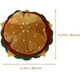 thumbnail image 2 of Gorro de hamburguesa KAIYANG accesorio de peluche para disfraz y decoraciones para fiestas, 2 of 5