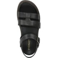 thumbnail image 4 of Vionic Solana Women's Sandals Black Leather Size 7.5 M, 4 of 5