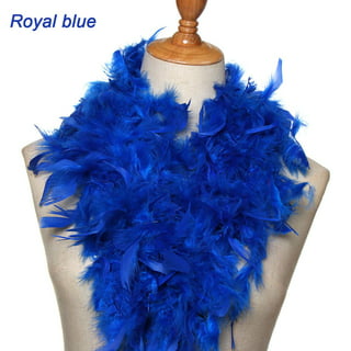 Pikadingnis Natural Feather Boa Colorful Long Ostrich Feathers Scarf Fluffy  Feathers Costumes Accessories Trim Shawl Plume Scarf for Carnival Halloween  Christmas Party Wedding Home Decoration Gift 2M 