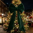 thumbnail image 2 of Sahpxhe Thick Velvet Large Christmas Bow Decorations with 180cm Streamers for Xmas Tree Doorway Fireplace Holiday Decor, 2 of 7