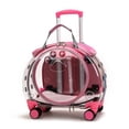 thumbnail image 2 of Transportín transparente para mascotas MiMu con ruedas: carrito para perros o gatos pequeños para viajes con mascotas: mochila alternativa para gatos, 2 of 5