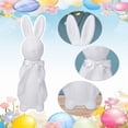 thumbnail image 2 of Adorable Rabbit Figurine Desktop Sculpture For Home And Giving, 2 of 4