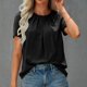 thumbnail image 2 of Blusa de manga acampanada para mujer, camisa de verano para mujer, blusa de manga abullonada para mujer, materiales ecológicos, 2 of 6