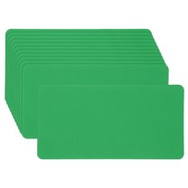 Uxcell 12Pcs Denim Iron on Patches for Clothes Denim Patches Iron on Green