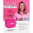 thumbnail image 6 of Liquipel Powertek Neon Party Type-C Fast Charging Wall Charger 20W PD USB-C for iPhone, iPad, iWatch, Galaxy, Tablet, 6 of 8