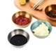 thumbnail image 4 of Plato para salsa de acero inoxidable Gold Snacks, creativo y sencillo plato para salsa de titanio para sushi, 4 of 5