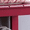 Cranberry Red, variant on Oxford Utility Mudroom Bench, Black