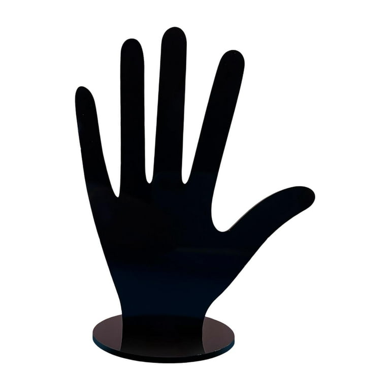 Black hand ring online holder