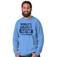 thumbnail image 4 of World's Greatest Farter Funny Fathers Men's Long Sleeve Tee T Shirt Brisco Brands 3X, 4 of 6