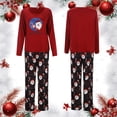 thumbnail image 2 of CONZONE Womens Pajamas Sets 2 Peice Pjs Set Long Sleeve Sleepwear Tops Long Pants Xmas Graphic Soft Fall Winter Nightwear Loungewear for Lady, 2 of 9