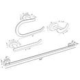 thumbnail image 2 of Moscow Series Polished Nickel Bathroom 4 Piece Accessory Set (34), 2 of 2