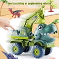 thumbnail image 4 of Coche De Transporte De Dinosaurio Para Niños, Coche De Ingeniería De Gran Tamaño, Camión Transportador De Juguete, Vehículo De Juguete Con Dinosaurio, Regalo Para Niños Moyic FN007214-02, 4 of 5