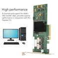 thumbnail image 3 of RAID Controller Card, 9210 8i 6GB 4 RAID Levels Smart Array Card  for Solaris for Linux, 3 of 7