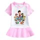 thumbnail image 3 of 2024 vestido de verano para niñas, vestidos de princesa empalmados de la Patrulla Canina de dibujos animados de algodón para niñas de 1 a 6 años, ropa de cumpleaños, 3 of 5