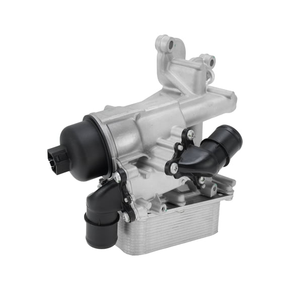 Carcasa del filtro de aceite de motor Unique Bargains para Nissan Primastar X83 2.0 DCi 115.0 2001-2019 No.8200781898 Enfriador de aceite de transmisión Aleación de aluminio 1 Pcs