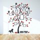 thumbnail image 5 of 3D DIY extraíble foto árbol acrílico pared calcomanías sala de estar dormitorio papel tapiz hogar empresa pared pegatina Yuarrent HA2690-02B, 5 of 6