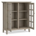 thumbnail image 4 of Simpli Home Acadian 39 inch Wide Solid Wood Transitional Storage Cabinet in Distressed Grey, 4 of 12