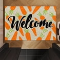thumbnail image 5 of Happy Easter Carrot Bunny Welcome Doormat - Non-Slip Indoor/Outdoor Entryway Rug, Washable Front Door Mat for Spring, Porch, Kitchen, and Home Easter Decor, 5 of 7