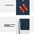 thumbnail image 4 of lanema Professional Work Apron Heavy Duty Canvas Apron For Coffee Shop Salon Gardening, 4 of 12