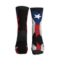 thumbnail image 2 of Athletic Socks Puerto-Rico-Flag Vintage Sport Running Calf Socks Crew Socks for Men Women, 2 of 6