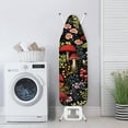 thumbnail image 3 of HELLHERO Extra Thick Ironing Board Cover, 15x54 Ironing Board Cover, Resist Scorching and Staining,Elastic Edges, Mushroom Flowers, 3 of 5