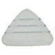 thumbnail image 4 of Almohadillas de Repuesto para Mopa una Vapor 3 Piezas PañO Triangular Lavable Limpieza de Suelo Mopa de Microfibra Almohadilla para la Cabeza Accesorios para Mopa una Vapor, 4 of 5