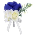 thumbnail image 5 of Masteelf Royal Blue Corsage and Boutonniere Set for Wedding Party Decoration Silk Multi Color with Pin 2.5 Inch, 5 of 8