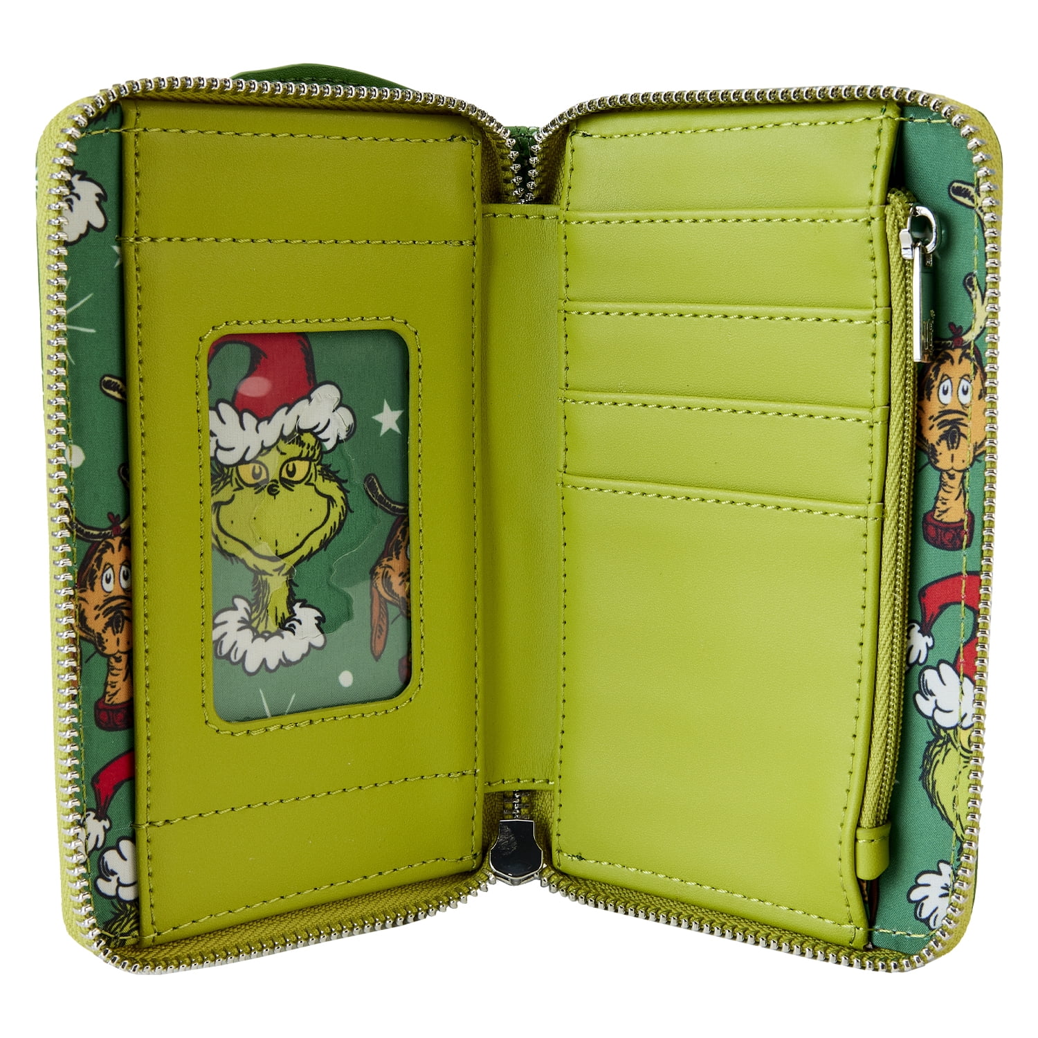 Dr. Seuss' How the Grinch Stole Christmas! Santa Cosplay Zip Around Wallet
