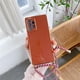 thumbnail image 1 of Funda de silicona con correa de cordón cruzado para Samsung S23 S22 Ultra S21 Plus S20 FE Note 20 A73 A53 A52 A72 A32 A22 A51 A71 Tan Jianjun unisex, 1 of 2