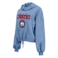 thumbnail image 2 of Women's New Era Powder Blue Washington Wizards 2024/25 City Edition Cropped Pullover Hoodie, 2 of 5