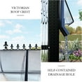 AMERLIFE 13.5x13.5x9 Ft Hexagonal Walk-in Greenhouse - Heavy Duty Outdoor Garden Greenhouse With PE Cover