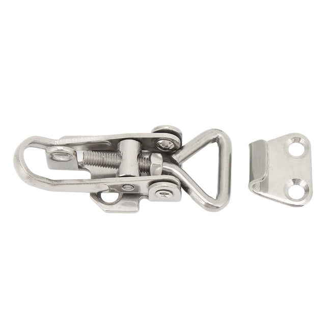 Loquet Marin Réglable en Acier Inoxydable 316 - (85-95*26) Quincaillerie de Bateau Robuste, Résistant à la Corrosion et à l'Usure, Installation et Remplacement Faciles, Attache Compacte Verrouillable pour Yachts, Portes, Casiers et Marine