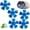 Blue5pcs, variant on Head Ice Pack Hat, Ice Pack for Heads, Hats ICES Pack Insert, Heads ICES Pack Hot & Cold Gel Pads, Reusable Cooling Gel ICES Packs for Hats, Helmet Cool Liner, Riding Helmet, Keep Cool