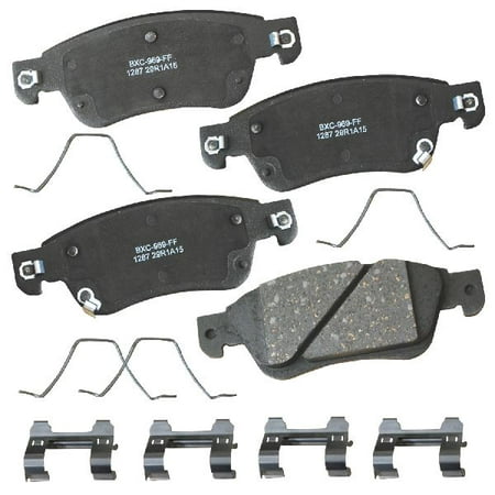 Go-Parts OE Replacement for 2008-2013 Infiniti G37 Front Disc Brake Pad Set for Infiniti G37 (Base / IPL / Journey / Premier /