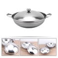 thumbnail image 1 of HEALEEP 1 Set Stainless Steel Pot with Lid for Cooking in Kitchen, 1 of 8