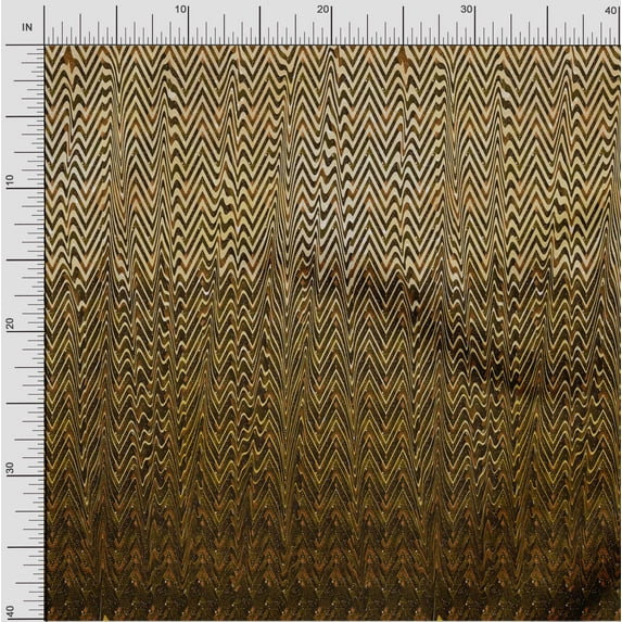 oneOone Cotton Poplin Fabric Waves Panel Printed Craft Fabric BTY 42 Inch Wide