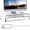 Clear, variant on Dual Monitor Stand Riser, Modular Laptop Stand for Desk, Multifunctional Desktop Organizer Shelf for PC, iMac, Printer, Detachable Monitor Stand for Office or Home